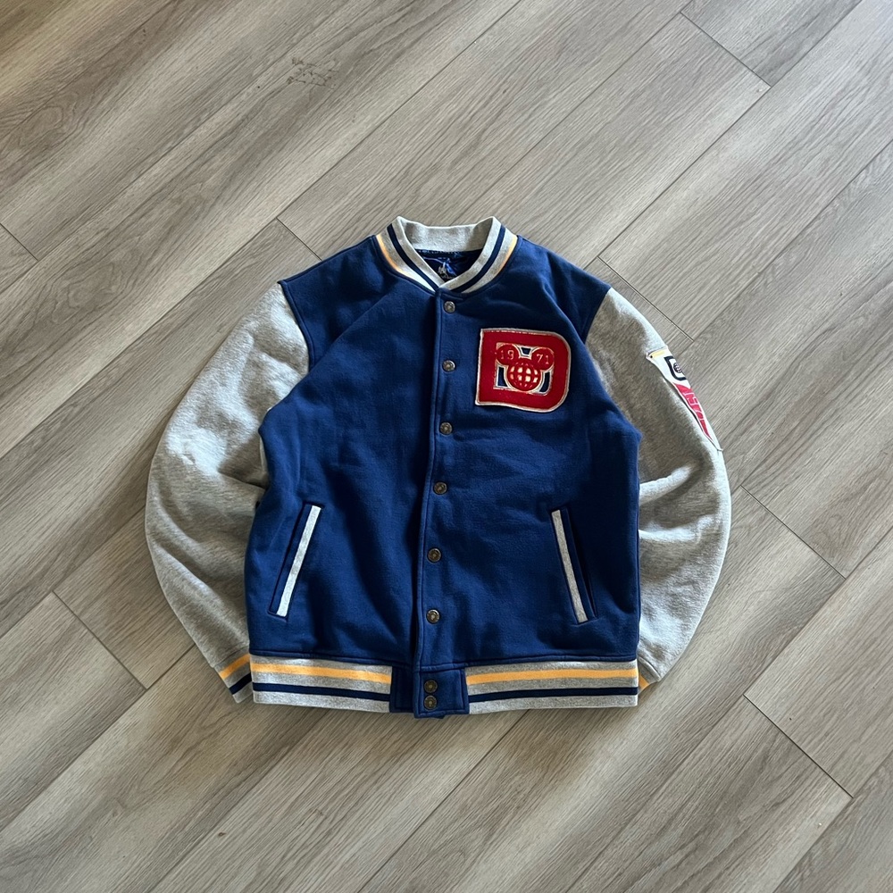 Disney Navy and Gray Bomber Jacket